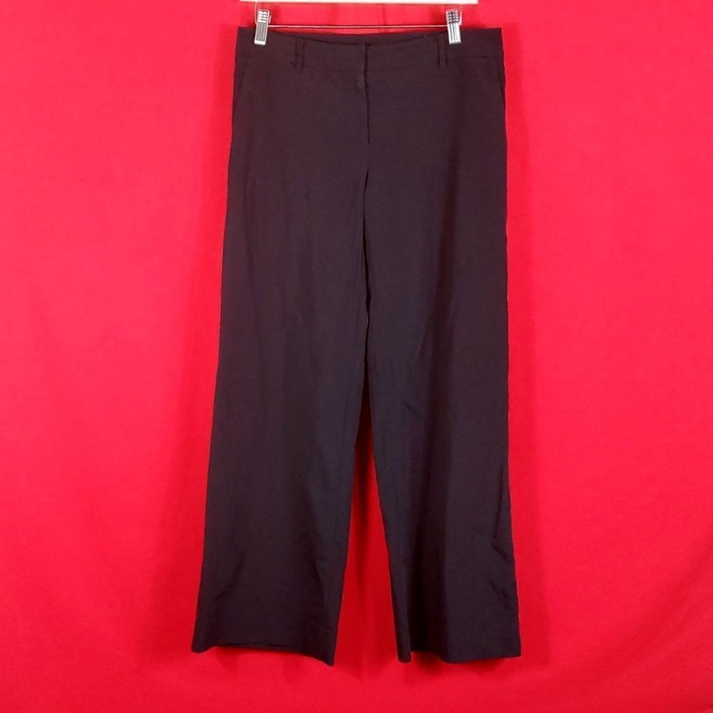 MAXMARA Black Pants Wide Leg‎ Size 6 Career Office Minimalist